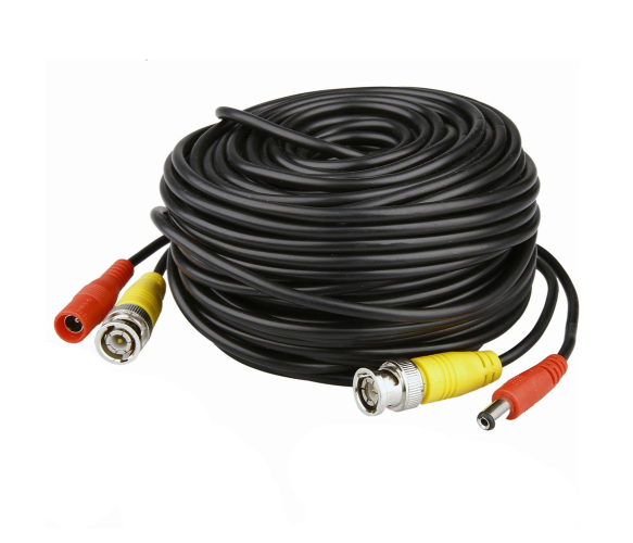 Патч-корд комбінований коаксіальний VOLTRONIC BNC/DC 5 м Black (BNC+DC 5m)