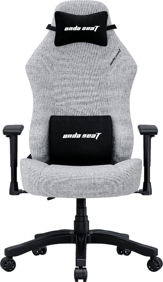 Крісло комп'ютерне для геймера Anda Seat Luna L Grey Fabric (AD18-44-G-F)