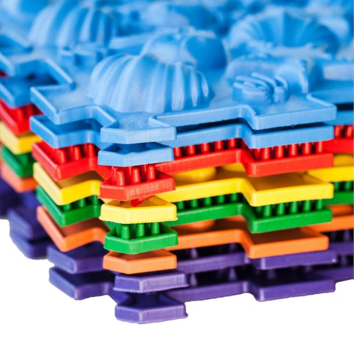 Килимок масажний дитячий ортек ортопедичний мікс морський 9 ел. - фото 8 Килимок масажний дитячий ортек ортопедичний мікс морський 9 ел. - фото 8