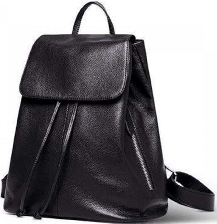 Рюкзак женский кожаный Olivia Leather 10 л Черный