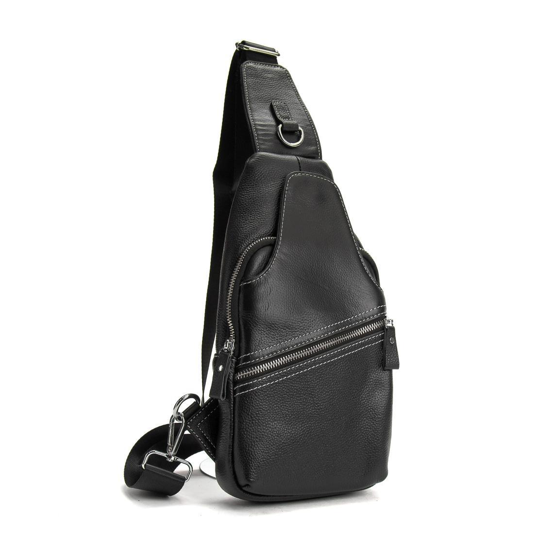 Мужская сумка через плечо Royal Bag F-A25F-5033A Черный (7660)