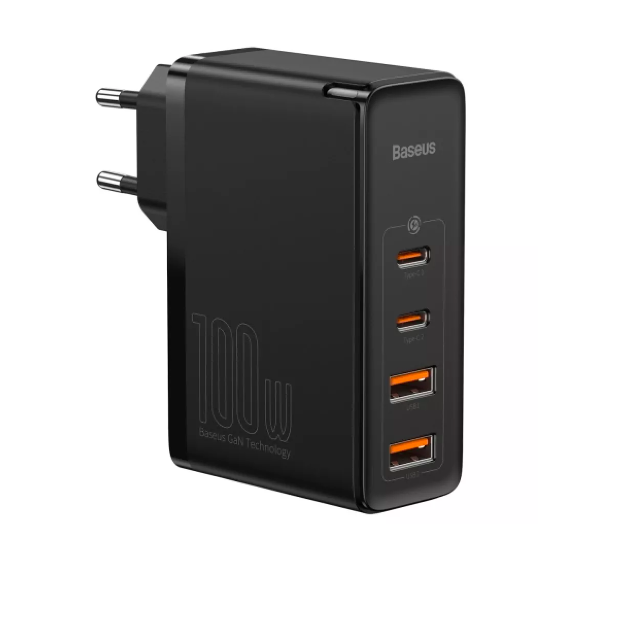 Зарядний пристрій Baseus GaN2 Pro Quick Charger 2C/2U 100W Black (CCGAN2P-L01)