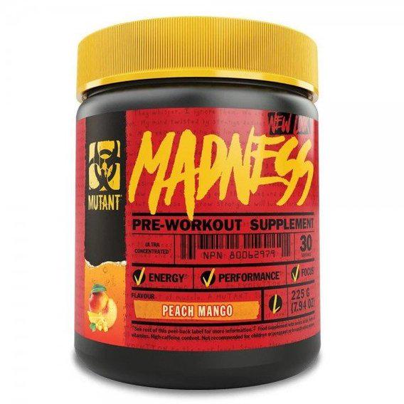 Комплекс до тренування Mutant Madness 225 г 30 порций Peach Mango