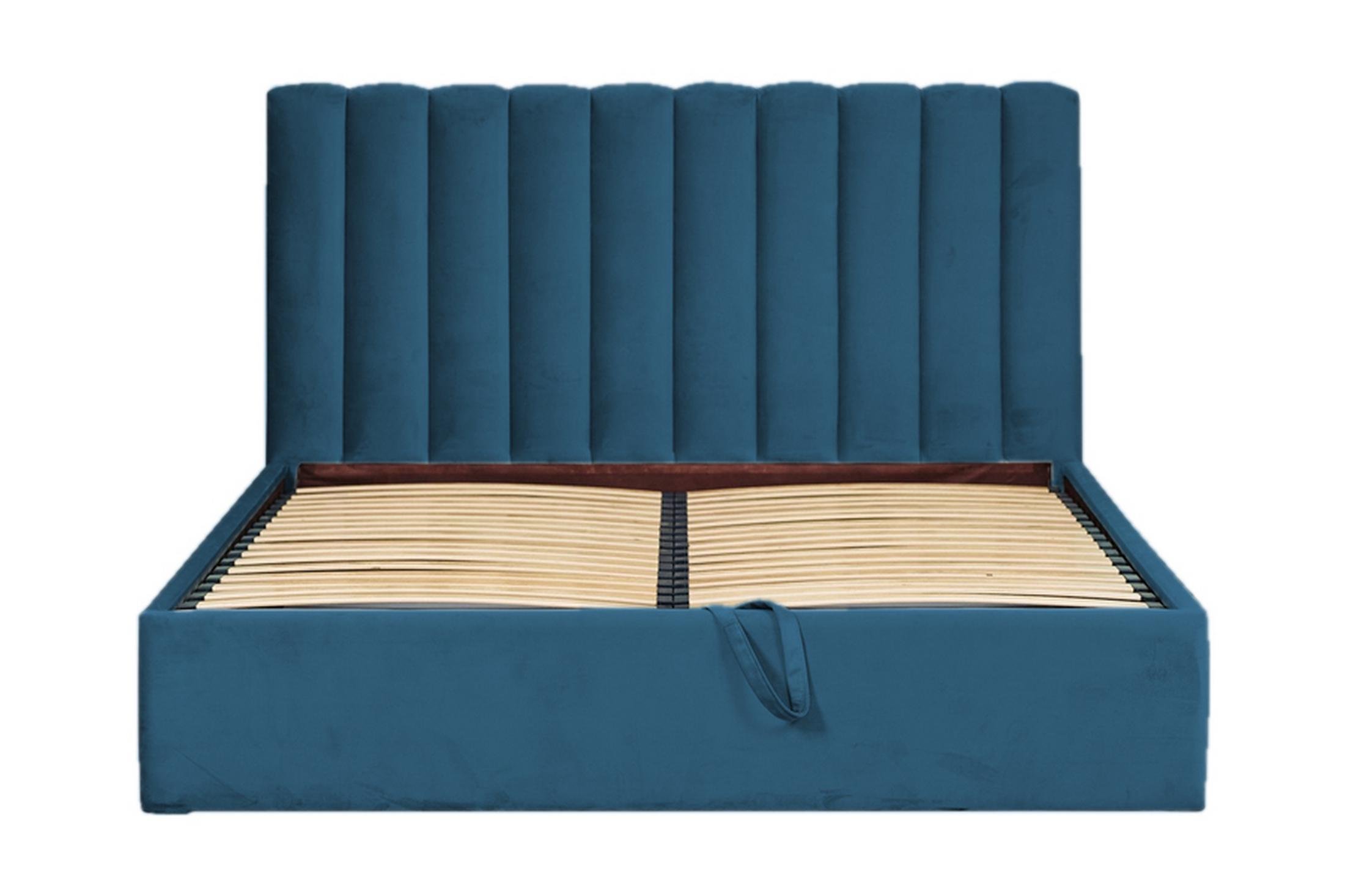 Ліжко RidneTut Taylor Lite Chicago 12 140х200 см Темно-синій (33410011-12140) Ліжко RidneTut Taylor Lite Chicago 12 140х200 см Темно-синій (33410011-12140)