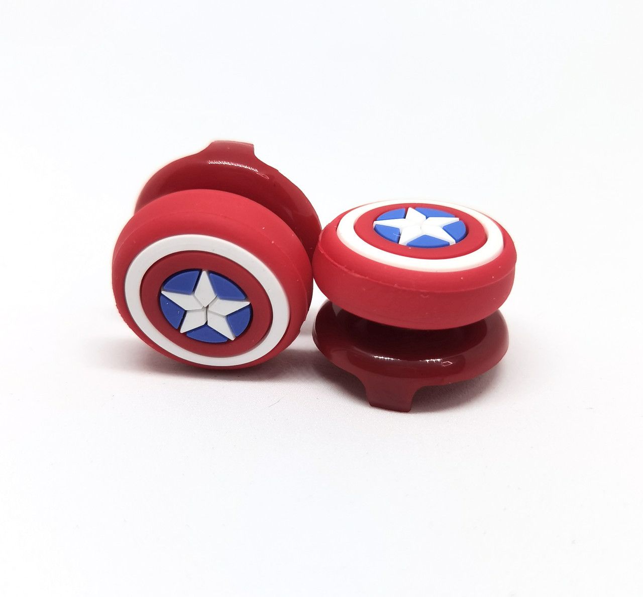 Накладки на стики Darius высокие DungeonX captain america для PS4/PS5 Красный