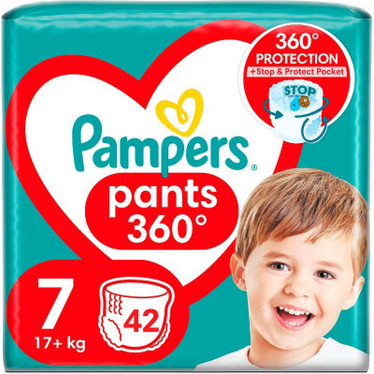 Подгузники Pampers Pants Giant Plus р. 7 17+ кг 42 шт. (8700216341639) - фото 11