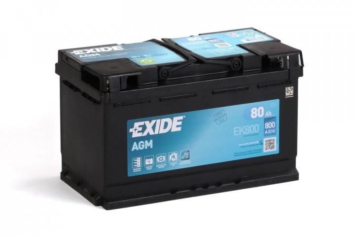 Аккумулятор EXIDE AGM 80Ah EN800 315x175x190 мм EXI EK800 Аккумулятор EXIDE AGM 80Ah EN800 315x175x190 мм EXI EK800
