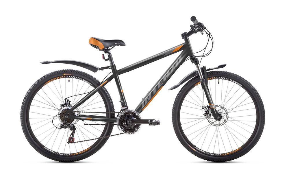 Велосипед спортивный Intenzo Forsage MTB 15" 26" Черный/Оранжевый (3b5375c7)