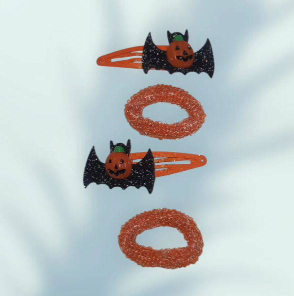 Заколки на Хелловін гарбуз з резинками One size Різнокольоровий (703255) - фото 2 Заколки на Хелловін гарбуз з резинками One size Різнокольоровий (703255) - фото 2