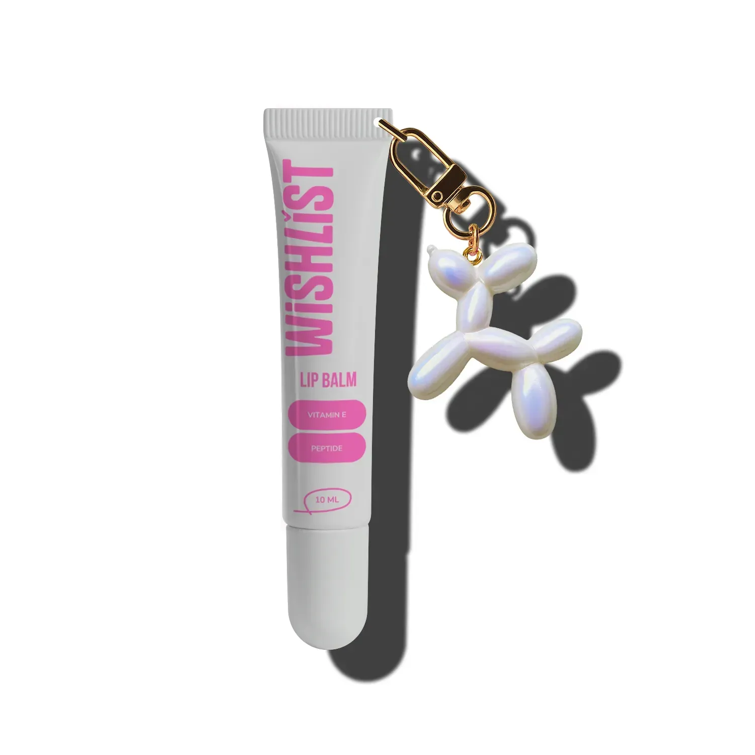 Бальзам-блиск для губ Wishlist Crystal Sorbet Lip Gloss Balm 10 мл з іграшкою-брелоком (WL-03-153)