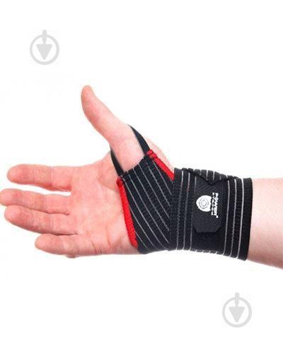 Кистові бинти Power System Elastic Wrist Support PS-6000 Black - фото 2
