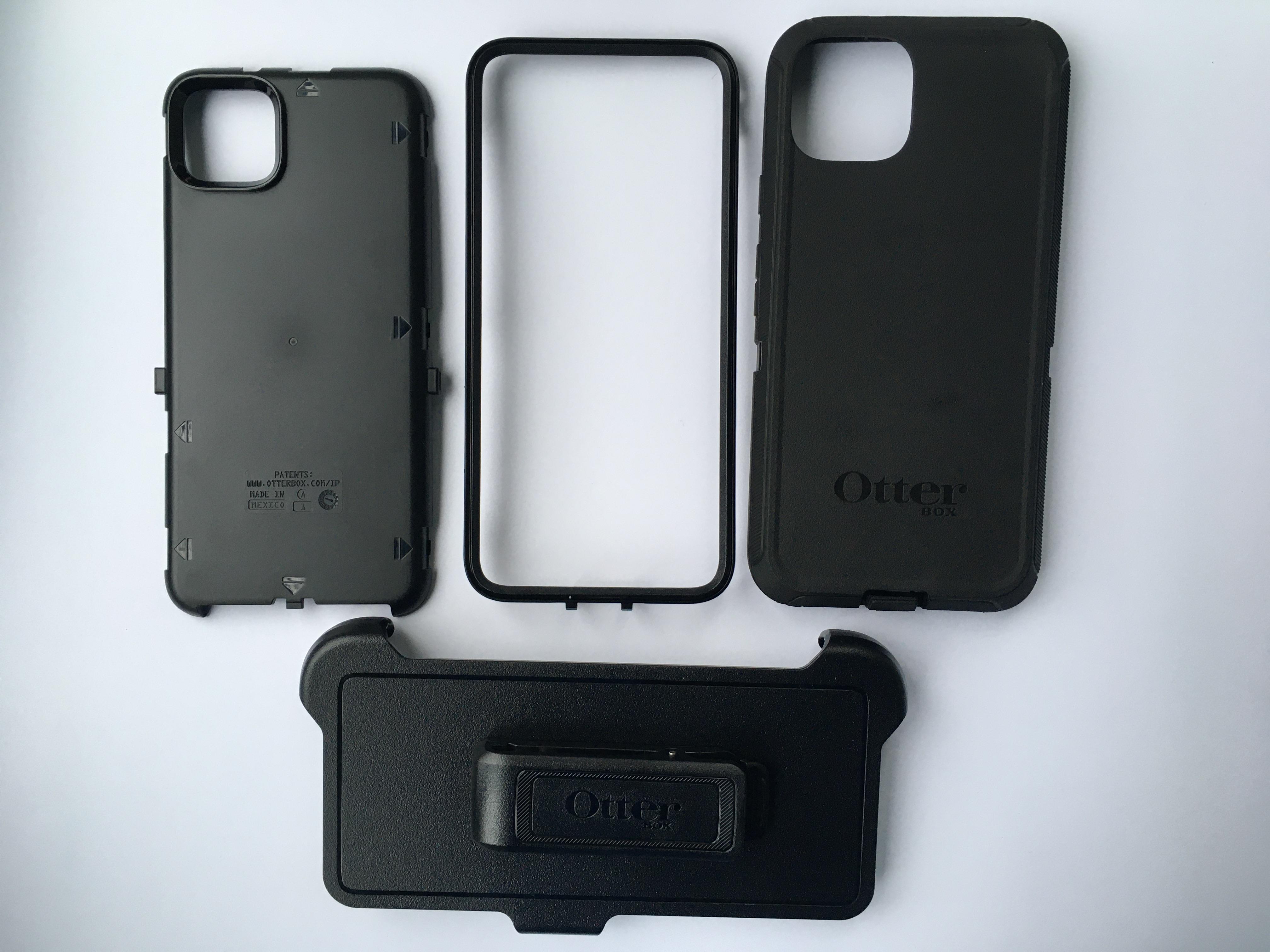 Чехол противоударный с клипсой OtterBox Defender для Google Pixel 4 XL (6.3") Black - фото 7