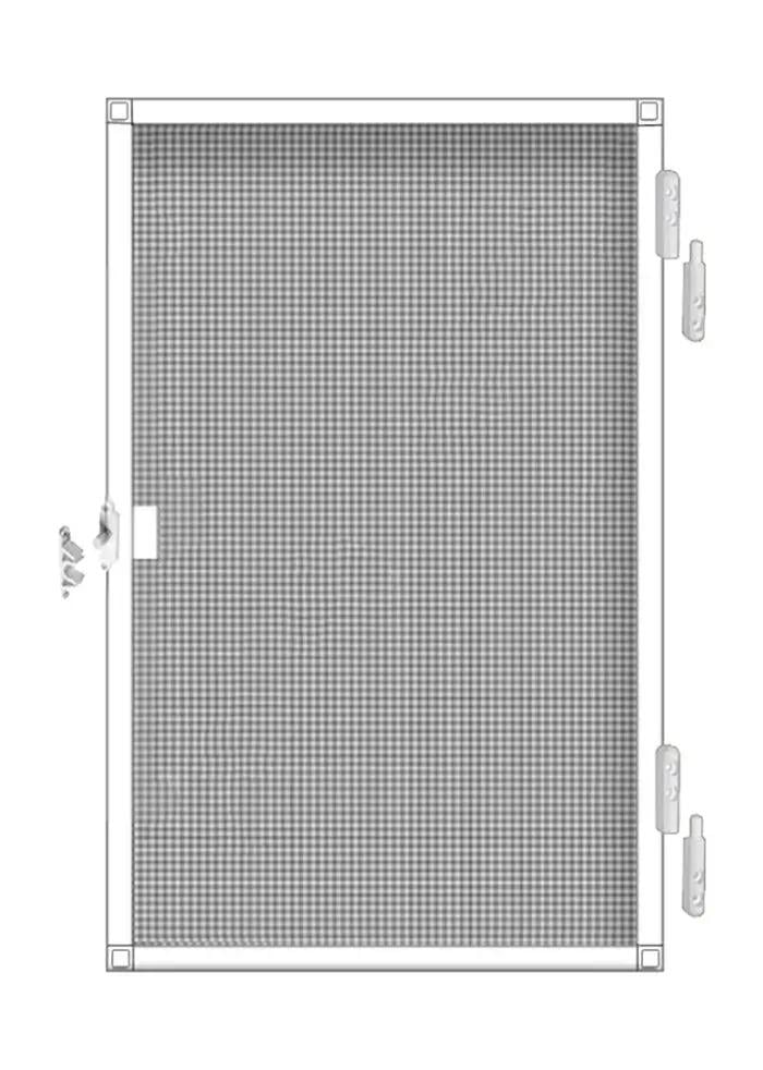 Набор для сборки оконной москитной сетки на петлях 60х140 см Белый (МСВЗ-60-140-Б)