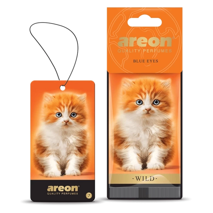 Ароматизатор Areon Wild картонная подвеска Голубые глаза (085258)