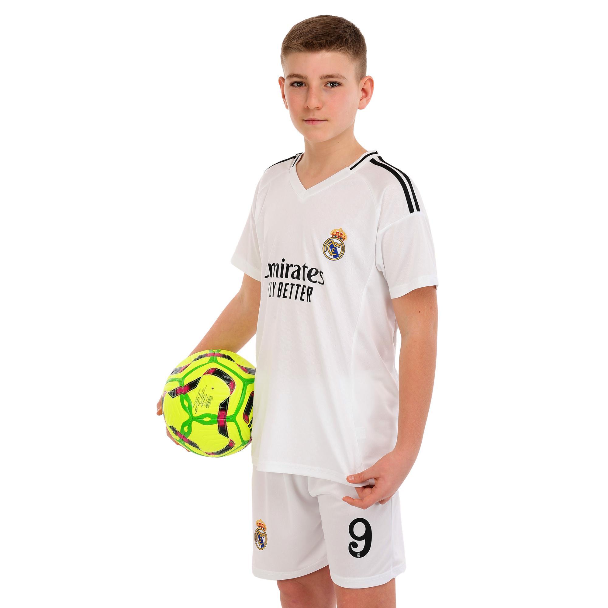Футбольна форма дитяча REAL MADRID MBAPPE 9 домашня 2025 р. 30 150-160 Білий (CO-4633-30)