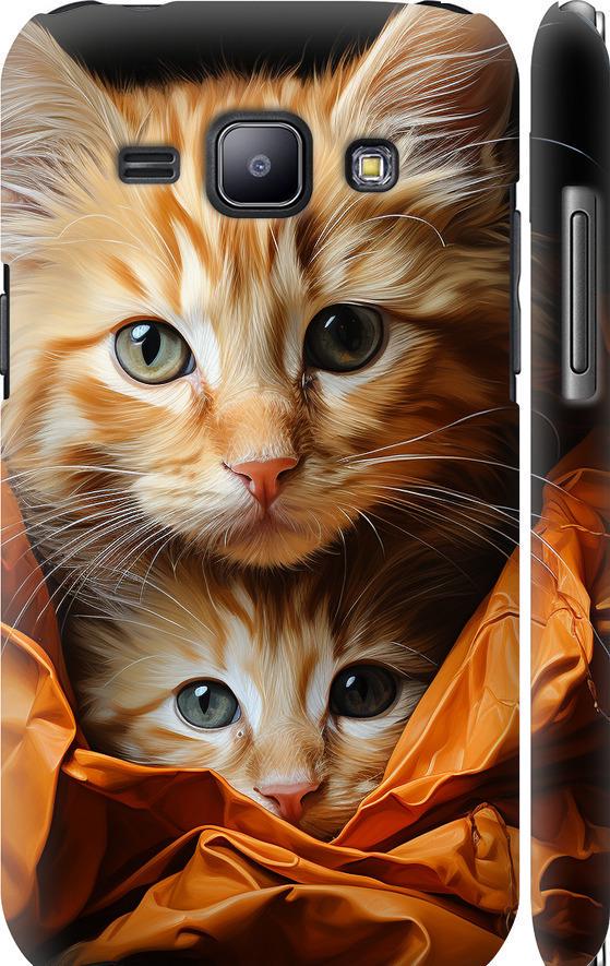 Чехол на Samsung Galaxy J1 J100H Котики 2 (5664m-104-42517)