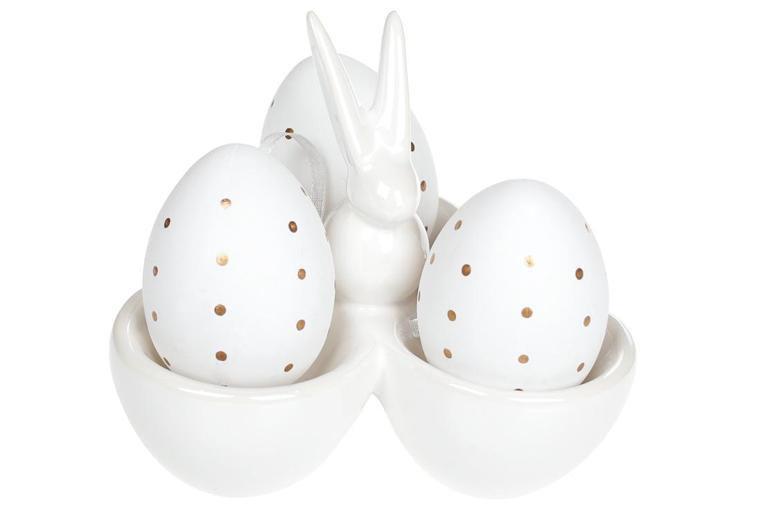Подставка для яиц керамическая BonaDi на 3 яйца (733-287) - фото 2