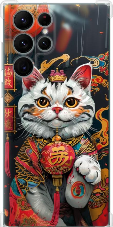 Чехол на Samsung Galaxy S22 Ultra China Cat v2 (6135sp-2500-42517) Чехол на Samsung Galaxy S22 Ultra China Cat v2 (6135sp-2500-42517)