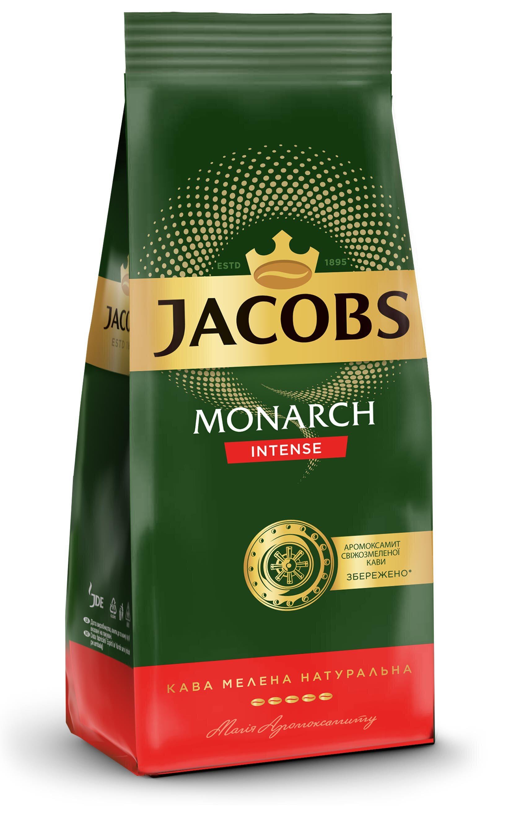Кофе молотый Jacobs Monarch Intense 450 г (j10000503)