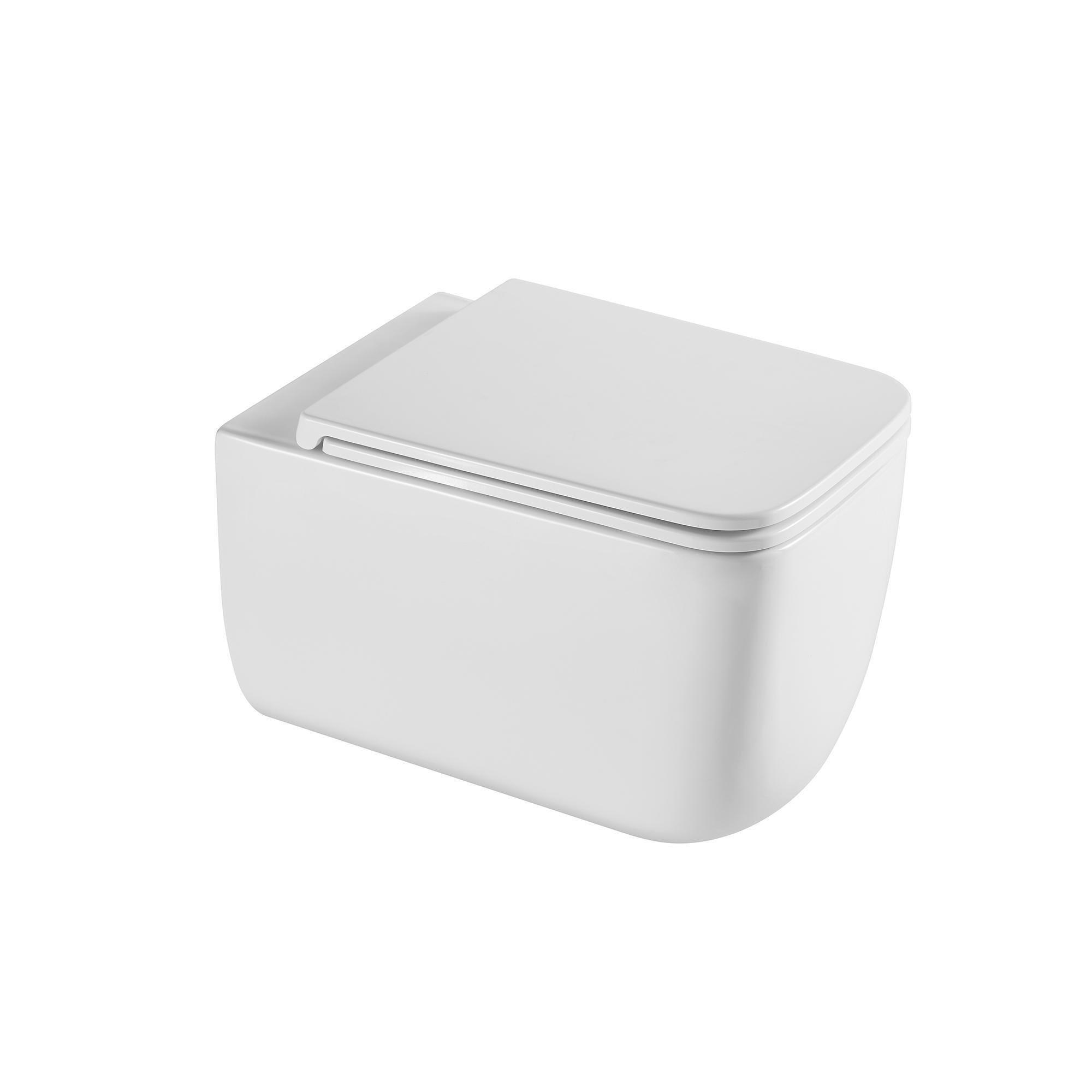 Унитаз подвесной Qtap Gemini безободочный с сиденьем Soft-close (QT2533076EUQW (SD00051554) Унитаз подвесной Qtap Gemini безободочный с сиденьем Soft-close (QT2533076EUQW (SD00051554)