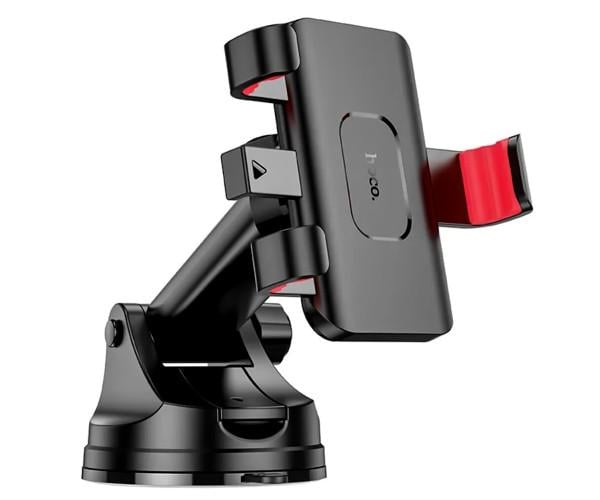 Держатель автомобильный Hoco H22 на лобовое стекло Black/Red - фото 7 Держатель автомобильный Hoco H22 на лобовое стекло Black/Red - фото 7