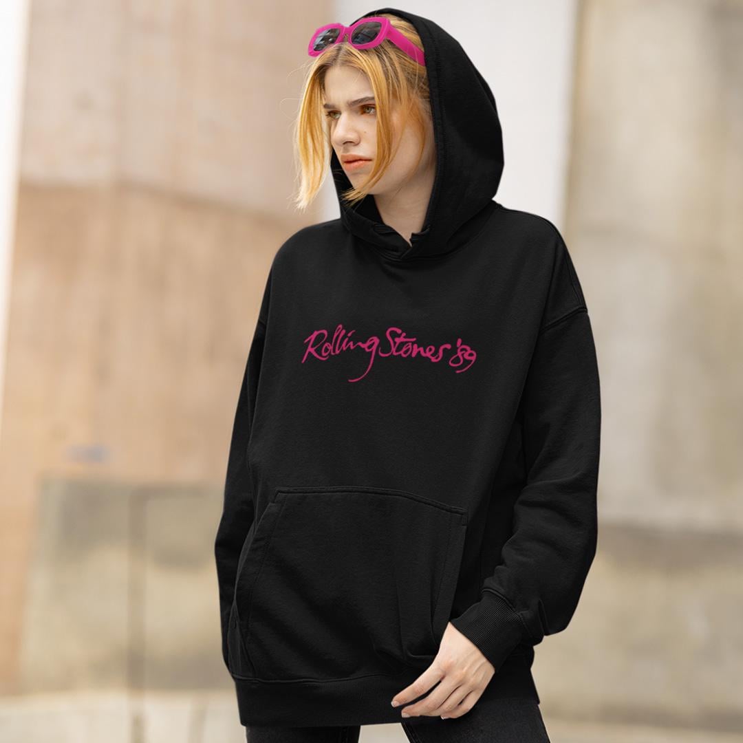 Худи флисовый женский The Rolling Stones Tour 89 L Черный (0000022679)