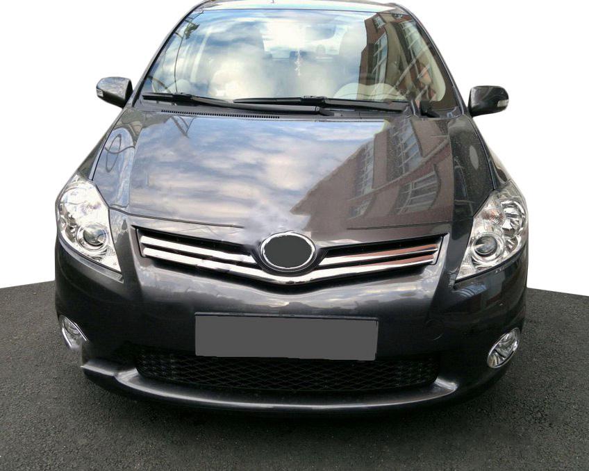 Накладки на решетку Carmos для Toyota Auris 2007-2012 гг. нержавеющая сталь Хром