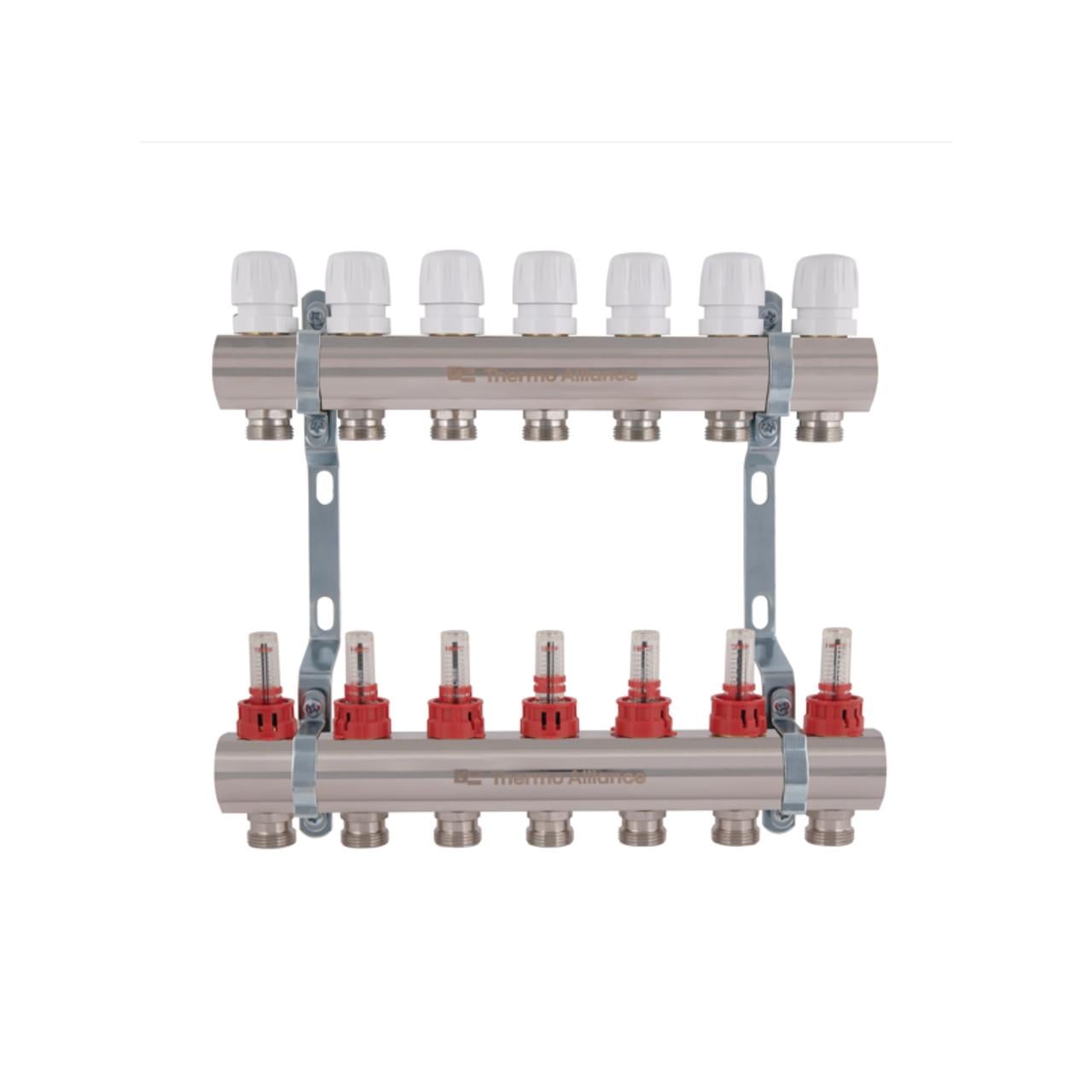 Коллектор с расходомерами Thermo Alliance Standart 1" 7 выходов (SD235W7)