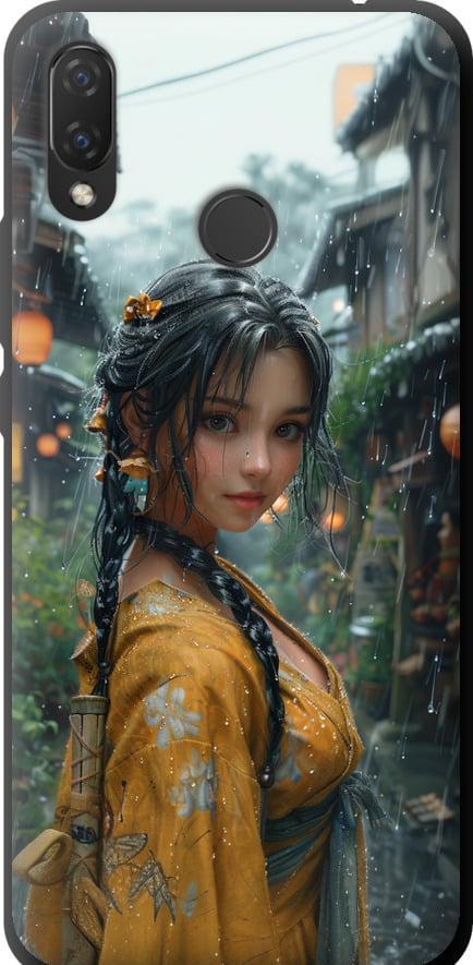 Чехол на Huawei P Smart Plus Anime-girl (6133b-1555-42517)