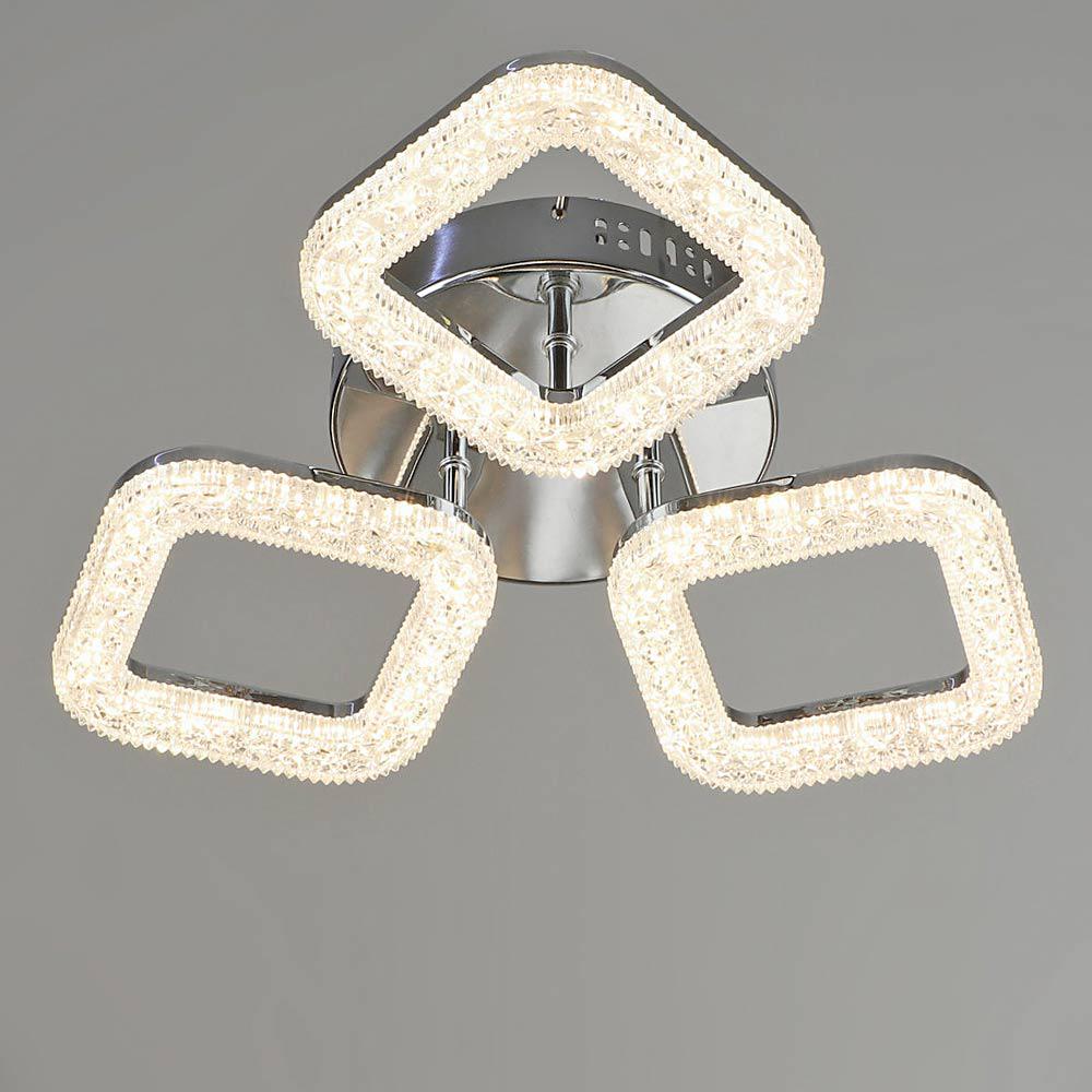 Люстра светодиодная потолочная Light House SRS-19267/3 CH 24W Хром