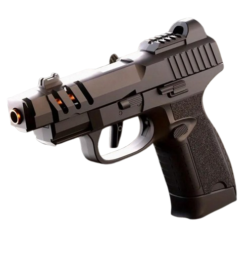Игрушечный пластиковый автоматический пистолет Sig Sauer FN365 стреляет пластиковыми пулями с отделяющейся гильзой (Gl15)