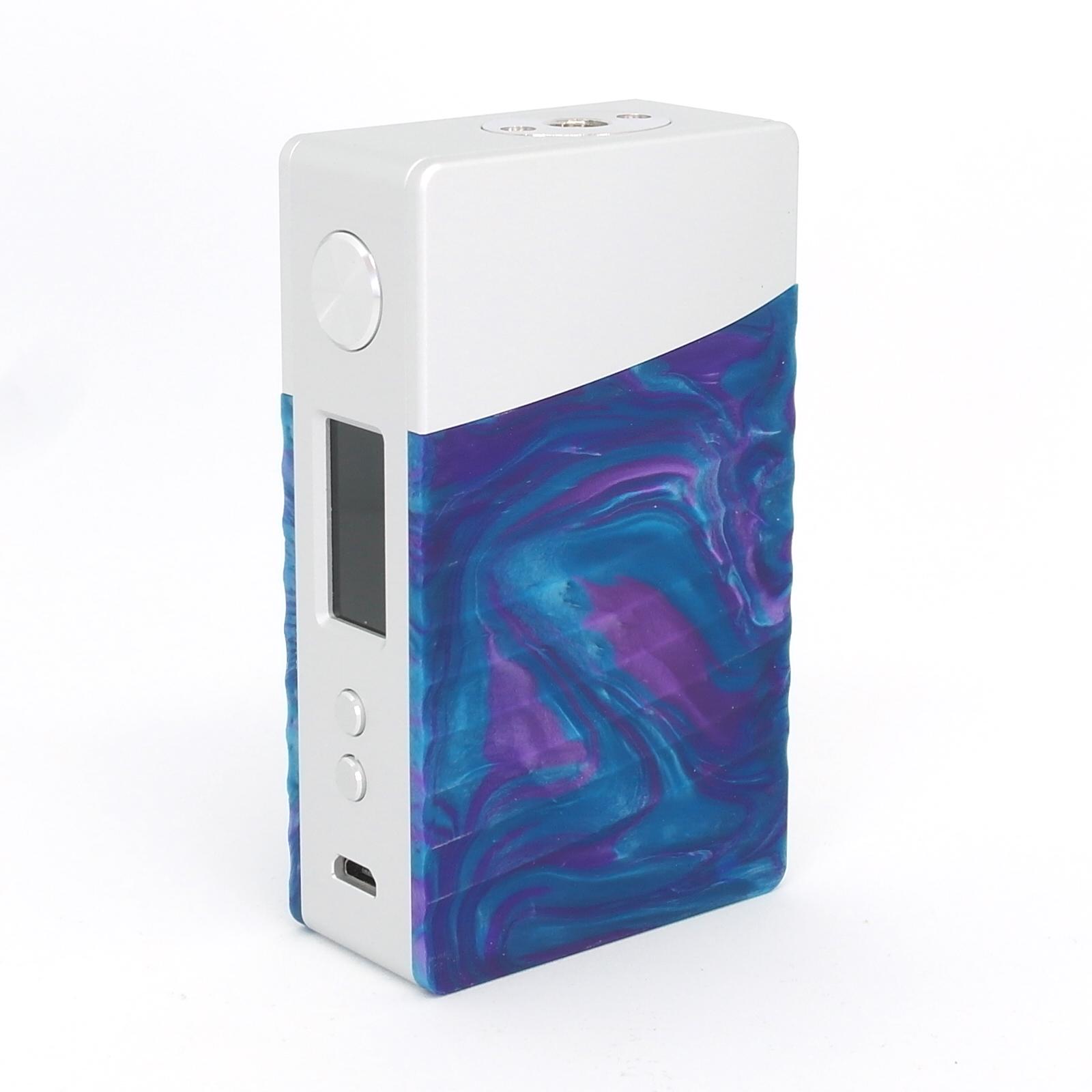 Батарейный мод GeekVape Nova 200 W TC Silver/Cobalt/Resin (821617554) - фото 1