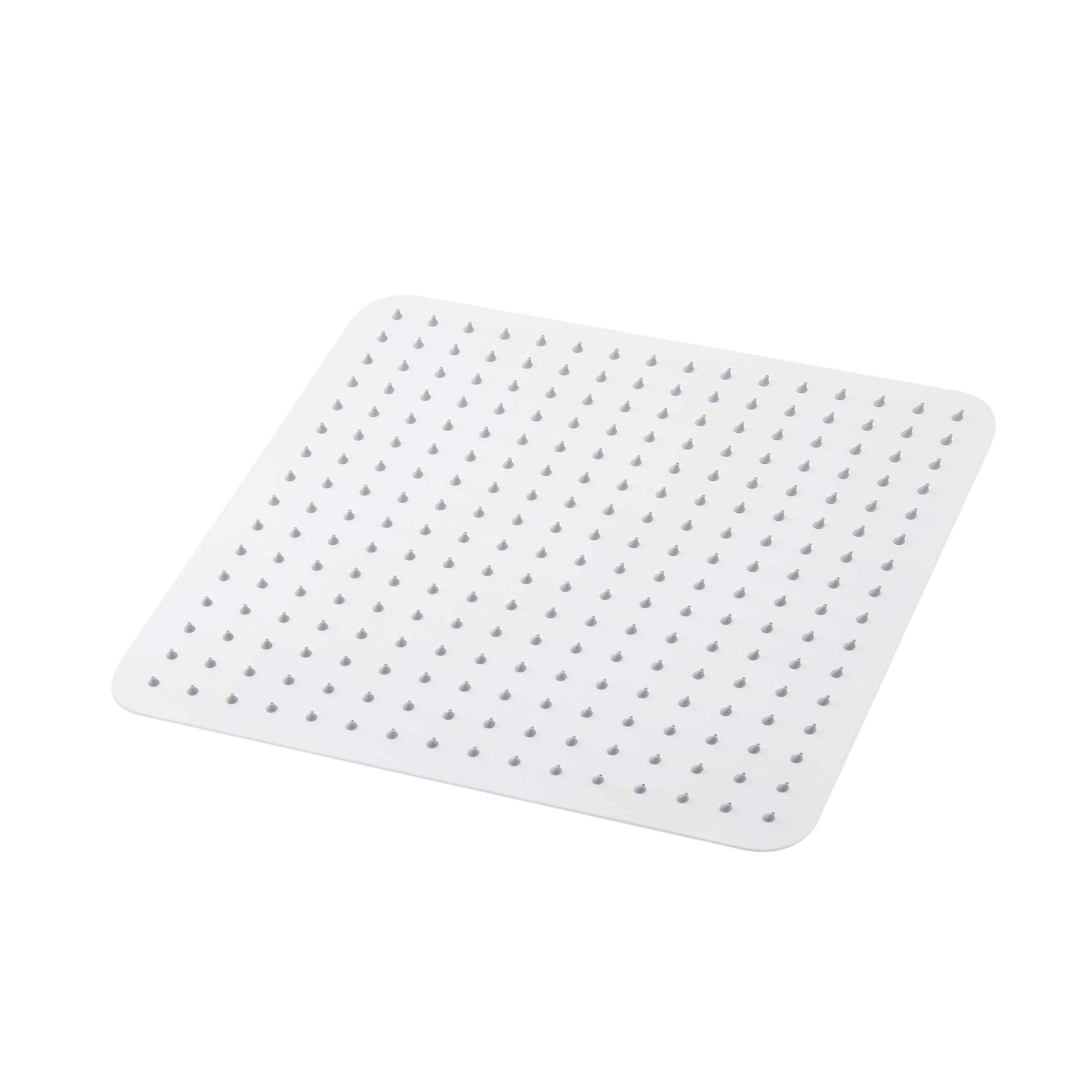 Лейка для верхнего душа Q-tap Hlavova S400N1ZWW QTHLAS400N1ZWW квадратная 400x400 мм Белый (77508)