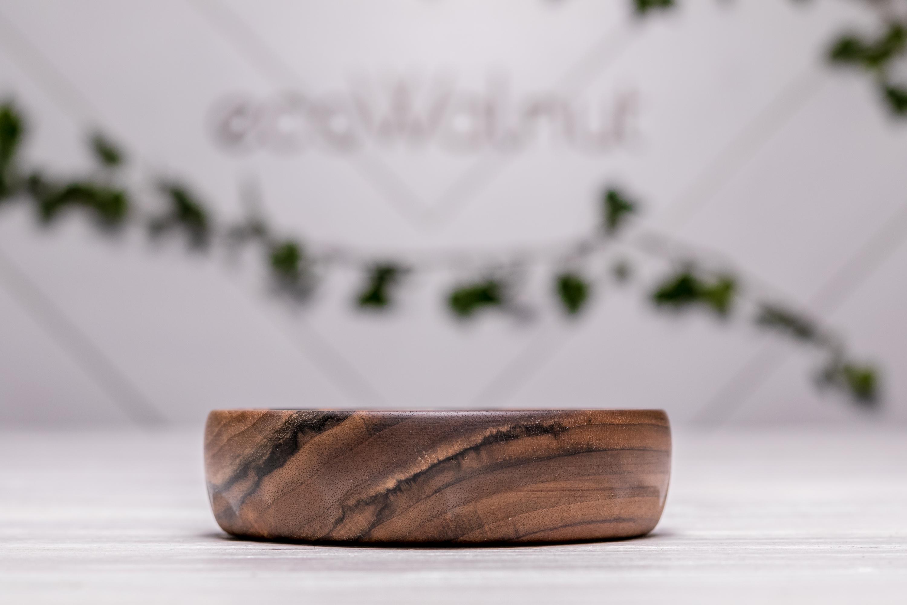 Деревянная тарелка с надписью на подарок EcoWalnut S (EK-26.1) - фото 7