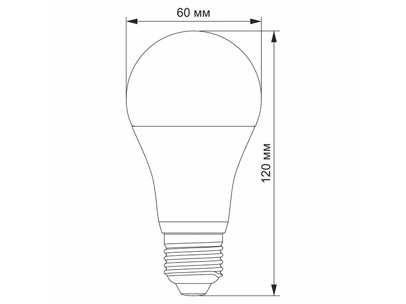 Светодиодная лампа Videx A65e 15W E27 3000K 220 V (VL-A65e-15273) - фото 3