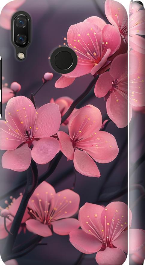 Чехол на Huawei Nova 3 Пурпурная сакура (6075m-1535-42517) Чехол на Huawei Nova 3 Пурпурная сакура (6075m-1535-42517)