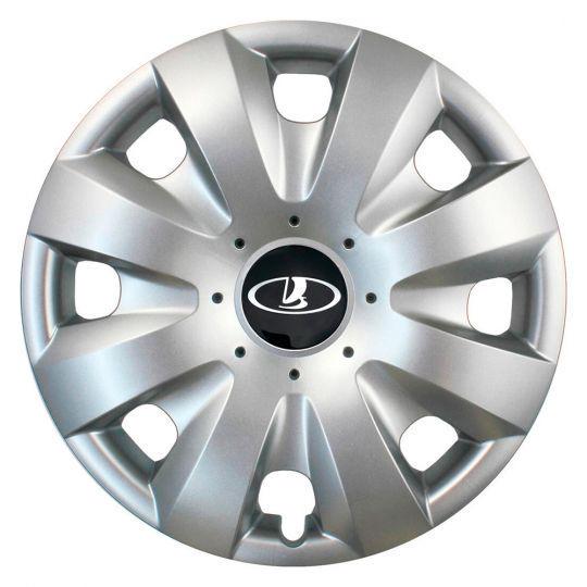 Автомобильные колпаки SKS 321 R15 с логотипом Lada 4 шт. Серебристый