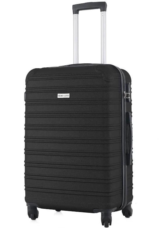 Чемодан SEMI LINE T5636-2 24" M Black (52942)