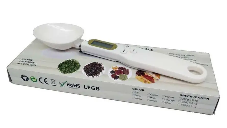 Ложка-ваги Digital Spoon Scale TP-364 цифрова до 500 г Білий (TP-364) - фото 3