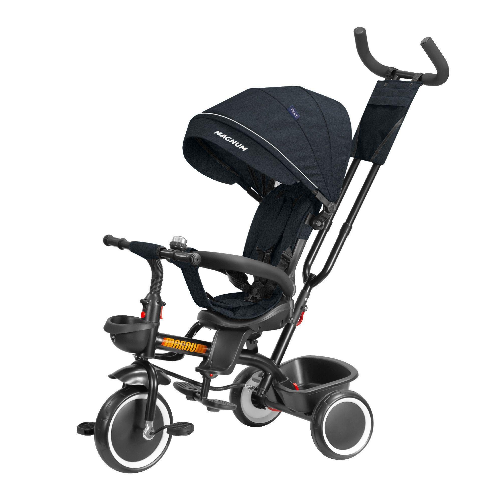 Велосипед дитячий триколісний Tilly Magnum T-3814 Black (1748362441) - фото 1