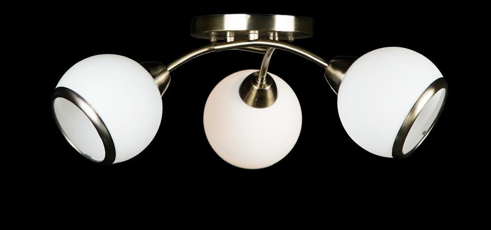 Люстра с плафонами Ray L53012/3 AB (30266506)