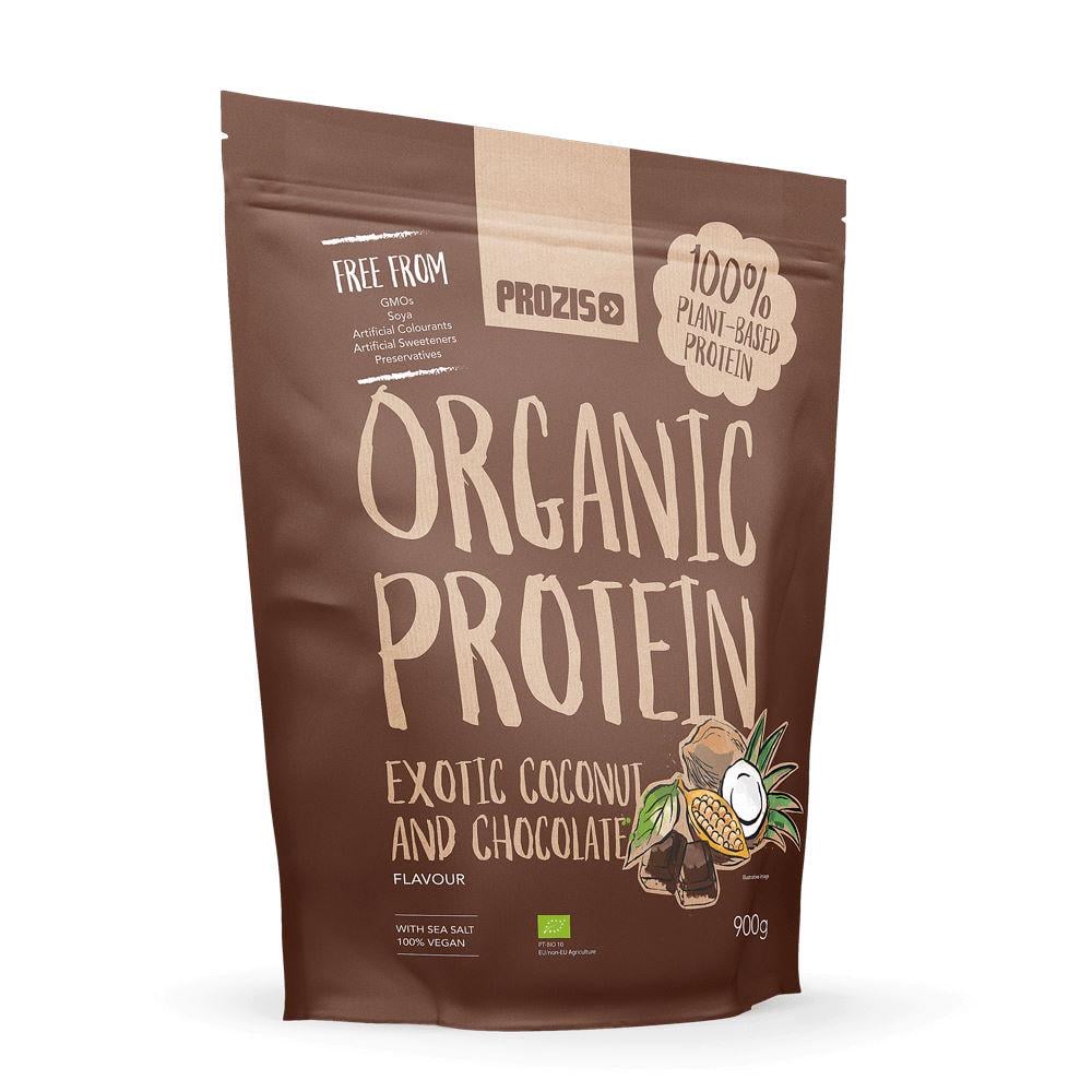 Протеин Prozis Organic Vegetable 900 г Кокос-шоколад (2959V5557)