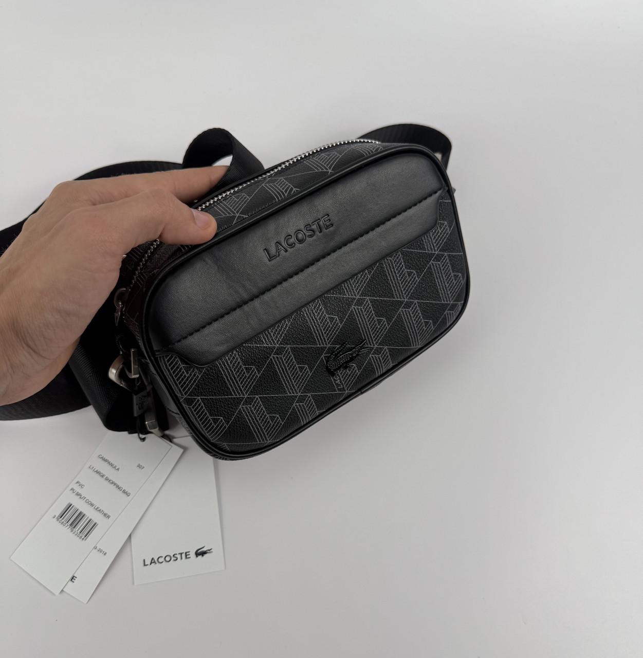 Сумка через плечо Lacoste crossbody monogram Черный - фото 9 Сумка через плечо Lacoste crossbody monogram Черный - фото 9