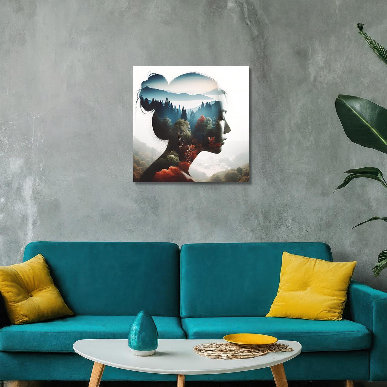 Картина на стекле NovellaPrint Природная рефлексия 90х90 см (505.3) - фото 6