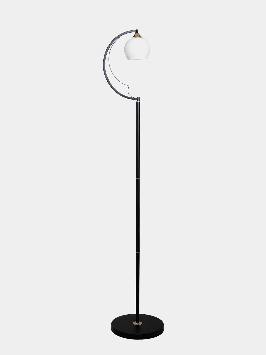 Торшер Brille LK-738F/1 E27 BK/CH (29-477)