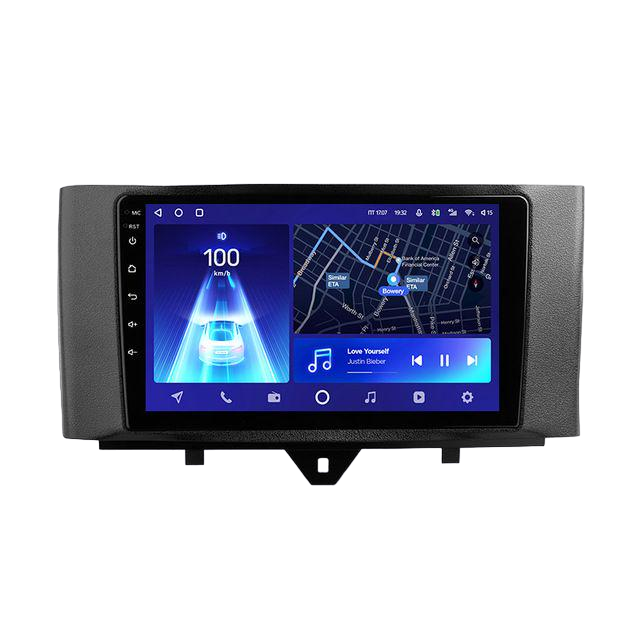 Магнитола штатная Teyes CC2 Plus 3/32 GB 4G+WiFi Smart Fortwo 2 2010-2015