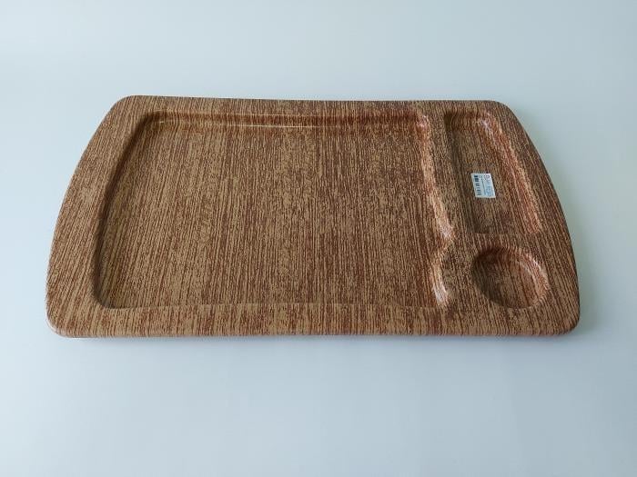 Поднос прямоугольный пластиковый кухонный 59х35х2 см (19844)