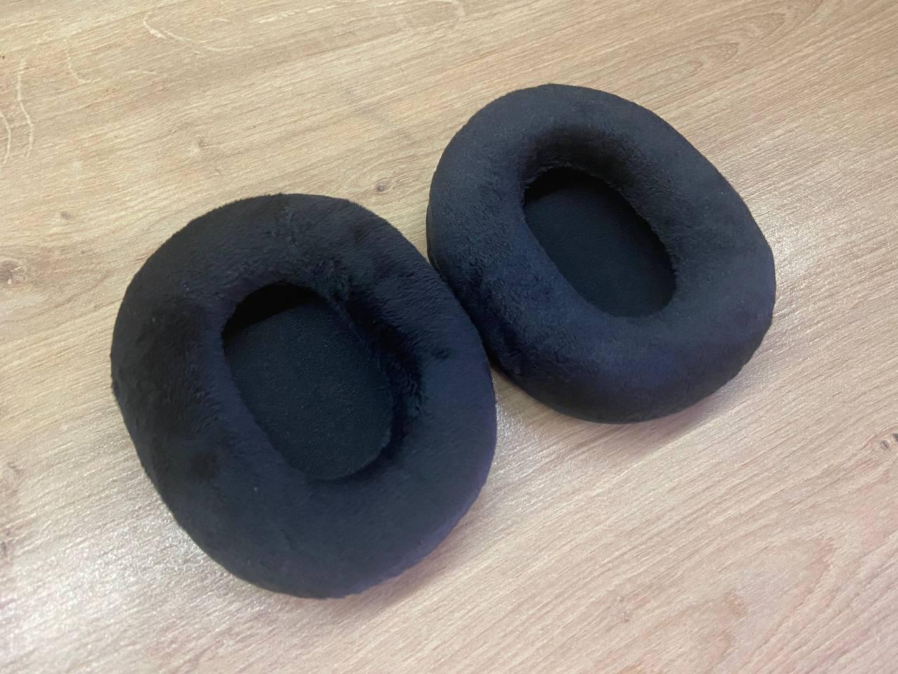 Амбушюри велюрові універсальні для навушників овальні 10х8 см Чорний (30502160) - фото 6 Амбушюри велюрові універсальні для навушників овальні 10х8 см Чорний (30502160) - фото 6