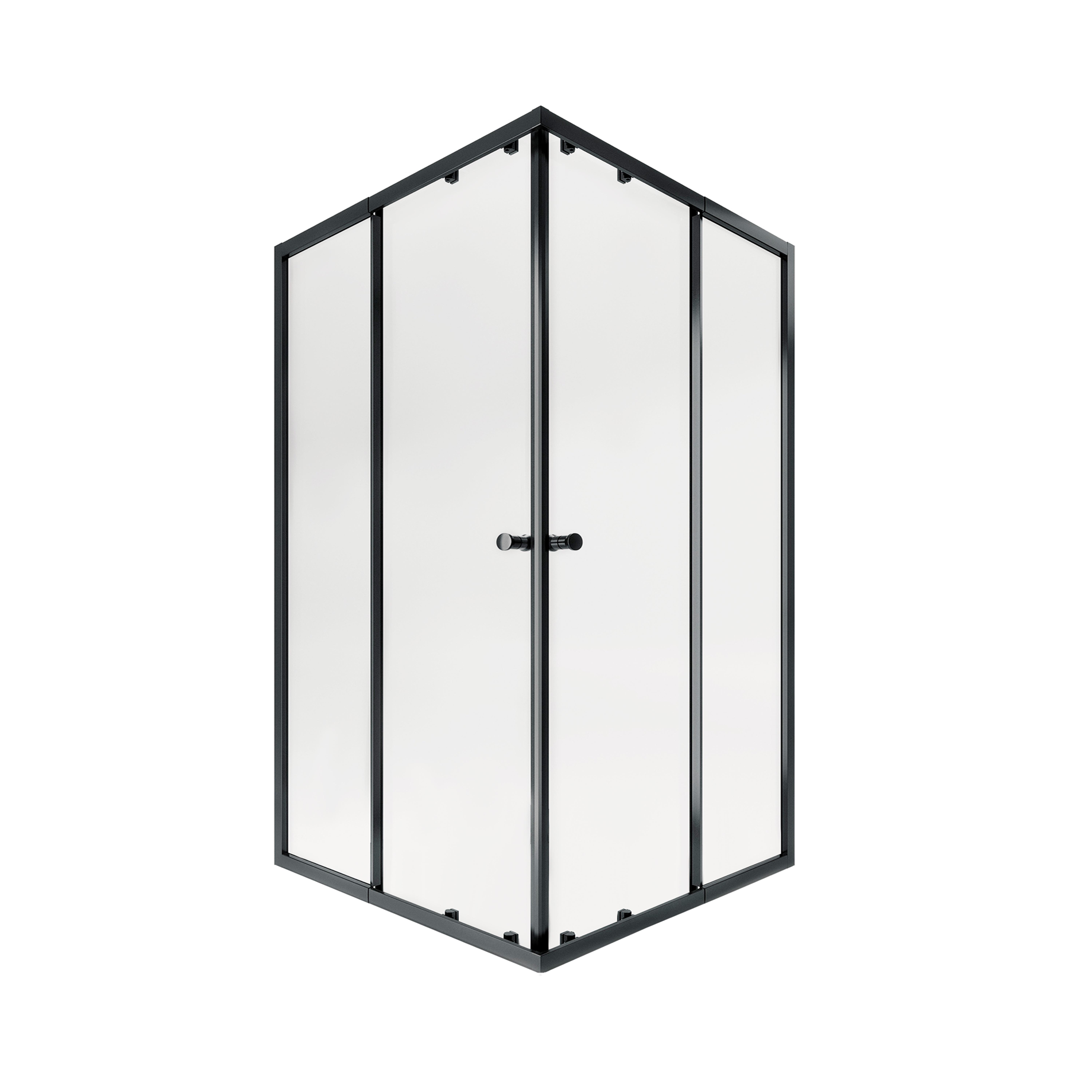 Душова кабіна Qtap Pisces BLA109-11SC5 Clear без піддона 90-105x90-105 см