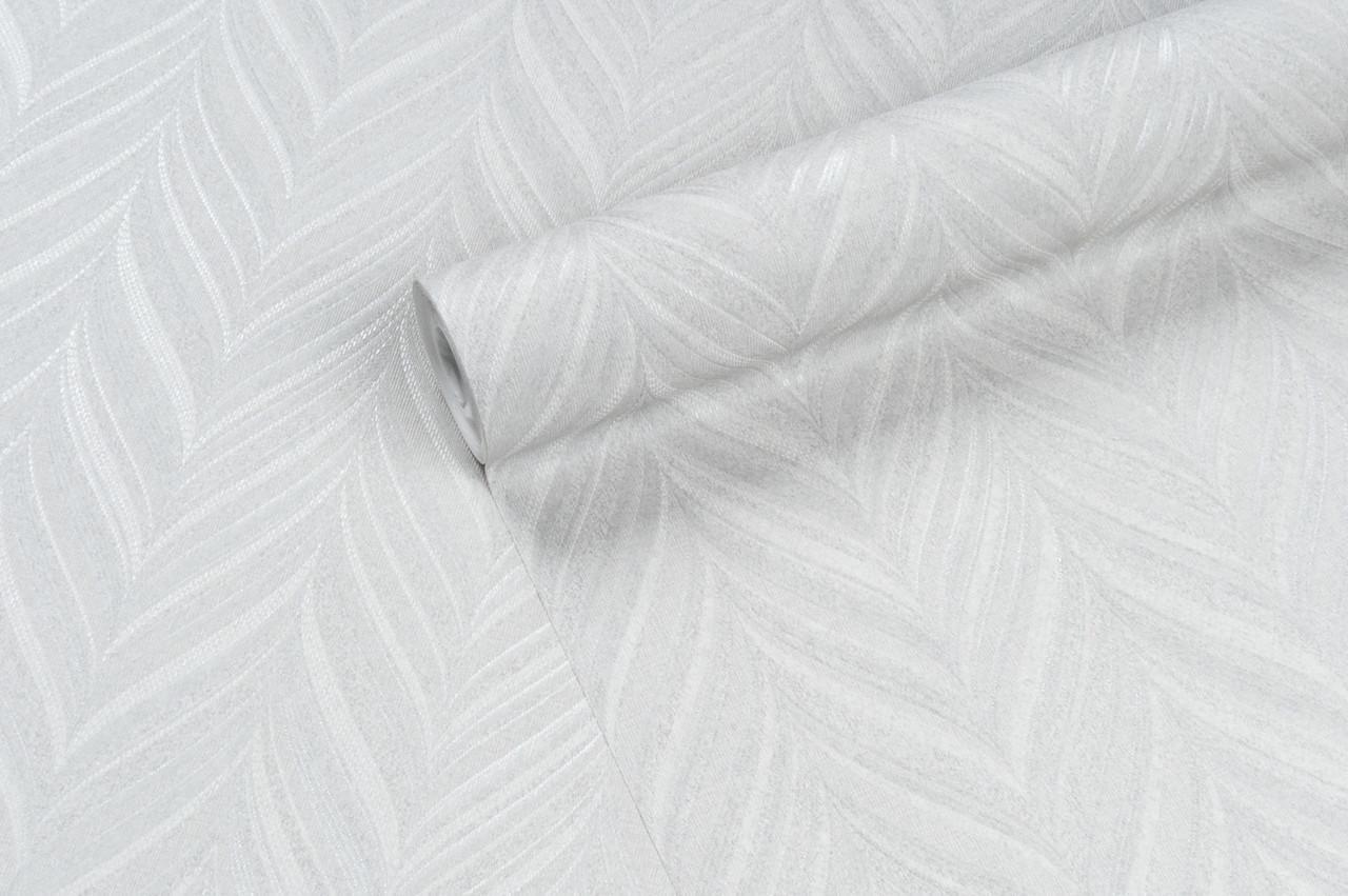 Обои флизелиновые LS Vinil Ariya ТФШ 3-1438 винил горячего тиснения 1,06х10,05 м Светло-серый